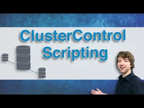 Database Clustering Tutorial 11 ClusterControl Scripting with Developer Studio