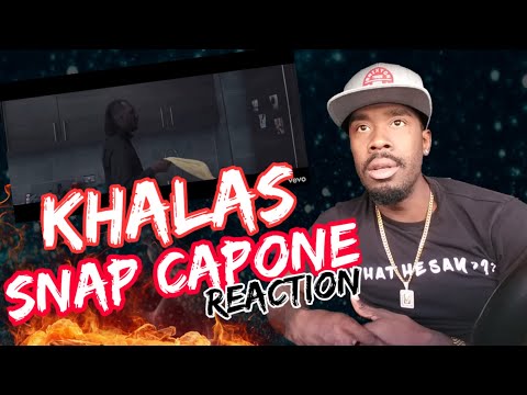 AMERICAN REACTS TO Snap Capone - Khalas