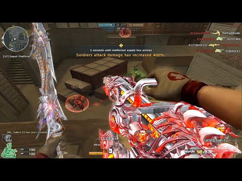 Crossfire AL ( Đột Kích ) 2.0 : Gatling Gun Infernal Dragon Scorched - Hero Mode X - Zombie V4