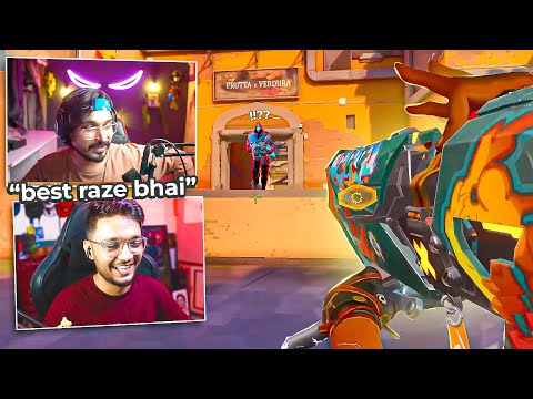 I played Raze with Zishu & then.... 😳😈 | Valorant India