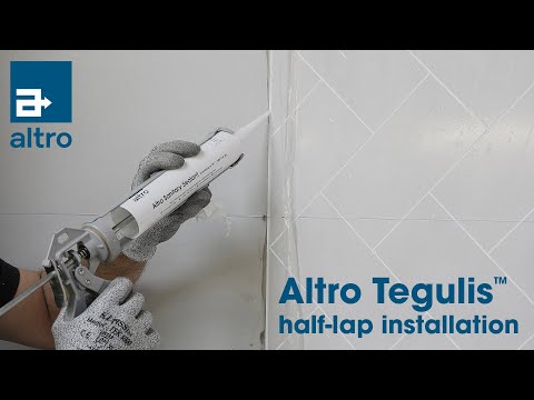 Altro Tegulis: installing Altro Tegulis tile-effect wall panels – half-lap installation guide