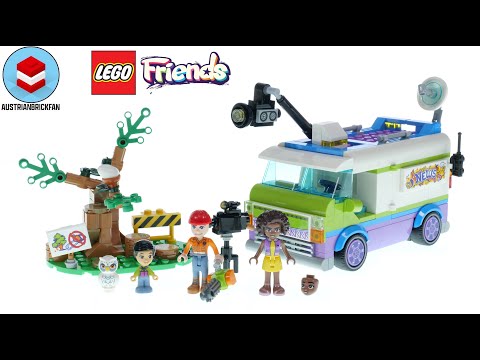 Vidéo LEGO Friends 41749 : Le camion de reportage