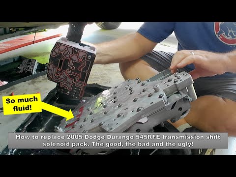 Replacing the 545RFE Transmission Shift Solenoid in 2005 Dodge Durango 5.7 Hemi