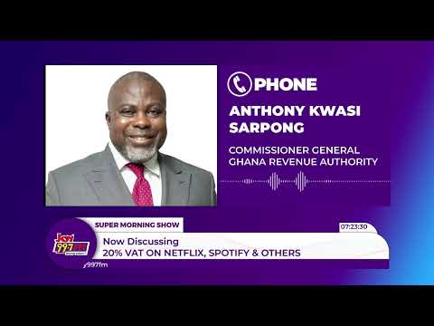 GRA Commissioner-General Clarifies 20% VAT on Netflix, Spotify & Other Online Transactions