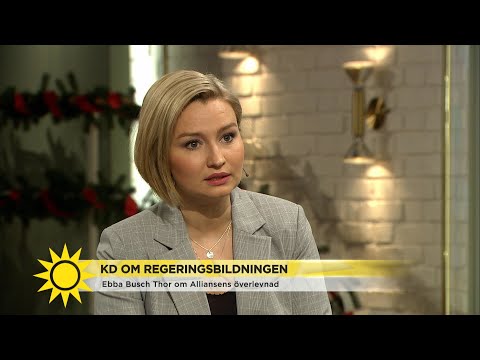 Ebba Busch Thor ökar i förtroendesiffror: ”Vi var helt uträknade” - Nyhetsmorgon (TV4)