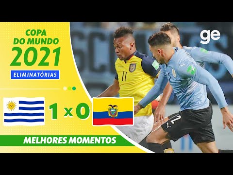 Gols e lances de Uruguai x Equador