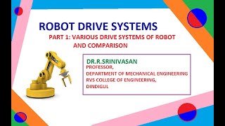 ROBOTICS 201 ROBOT DRIVE SYSTEMS  PART 1 TYPES OF DRIVE SYSTEMS