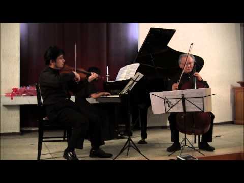 Gabriel Faure's Piano Trio in D minor, Mov. 2
