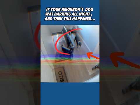IF YOUR NEIGHBOR'S DOG WAS BARKING ALL NIGHT, AND THEN THIS HAPPENED.#neighborhoodkaren