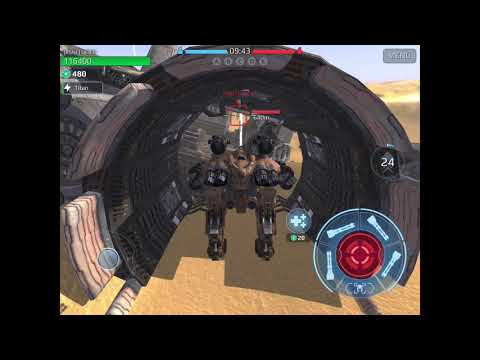 Molot and molot T VS punisher and punisher T(War robots)