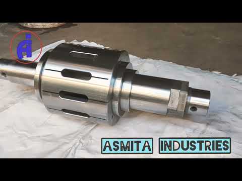 EXPANDING COLLET SHAFT FOR MOTOR BODY TURNING