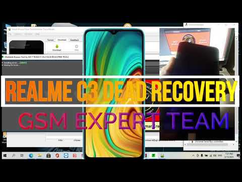 how to dead recover realme c3/c3i without any box dongle with SP Flash Tool