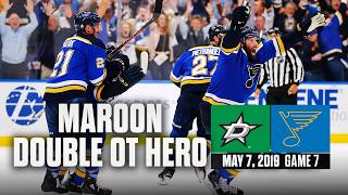 FULL GAME REPLAY: Maroon is the Game 7 hero! Stars @ Blues | 5/7/2019