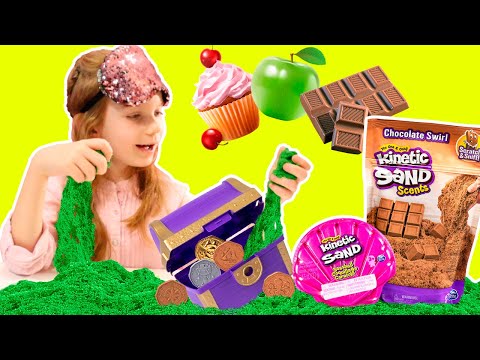 Песок для творчества с ароматом Kinetic Sand Карамельное яблоко (71473A)