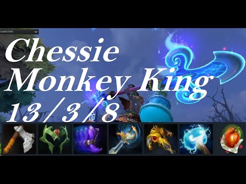 Chessie Monkey King all fights 13 kills highlight! - OG.SEED vs HEROIC Game1 - Dota2