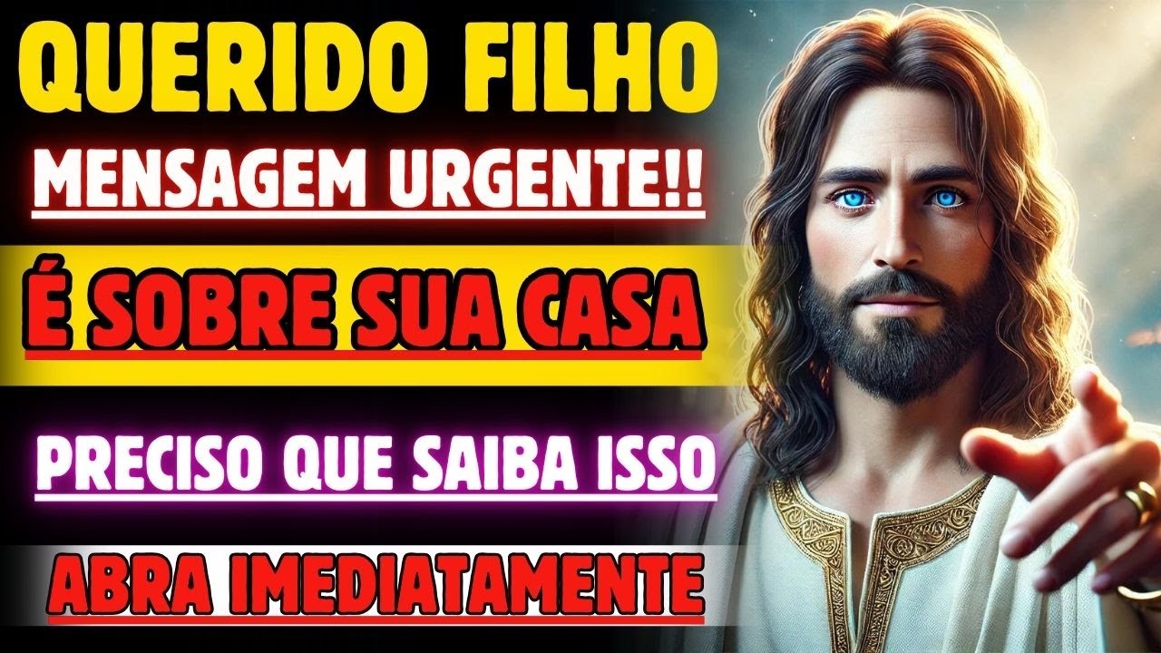 É SOBRE A CASA ONDE VOCÊ MORA...HOJE VOCÊ SABERÁ... MENSAGEM DE DEUS PARA TI
