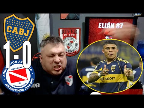 Boca Juniors 1 vs Argentinos 0 River Plate fans' furious reaction