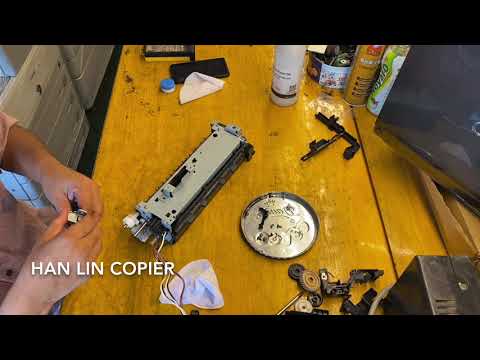 How to replace fixing film oil of canon Ir 1730, 1740, 1750, ADV 400, 500