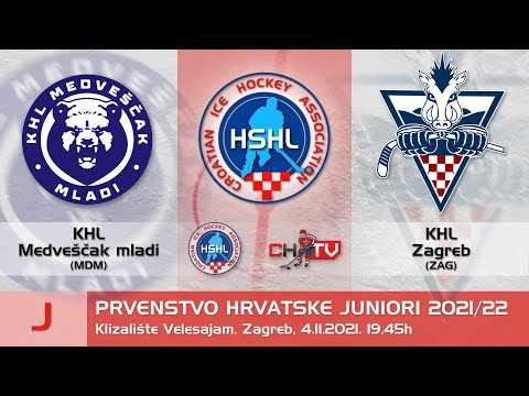 PH 2021/22 Juniori - KHL Medveščak mladi vs KHL Zagreb