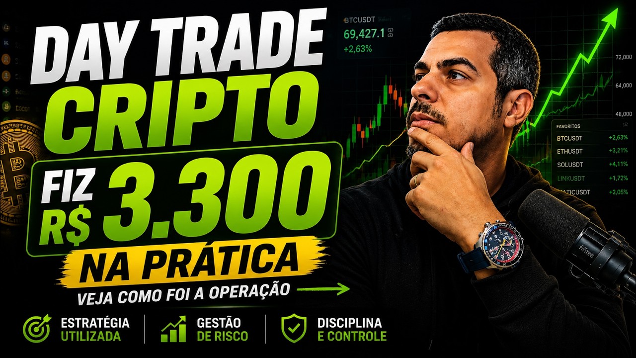 Day Trade Cripto na Prática: Como fiz R$3.300 no Dia dos Pais com 2 Operações
