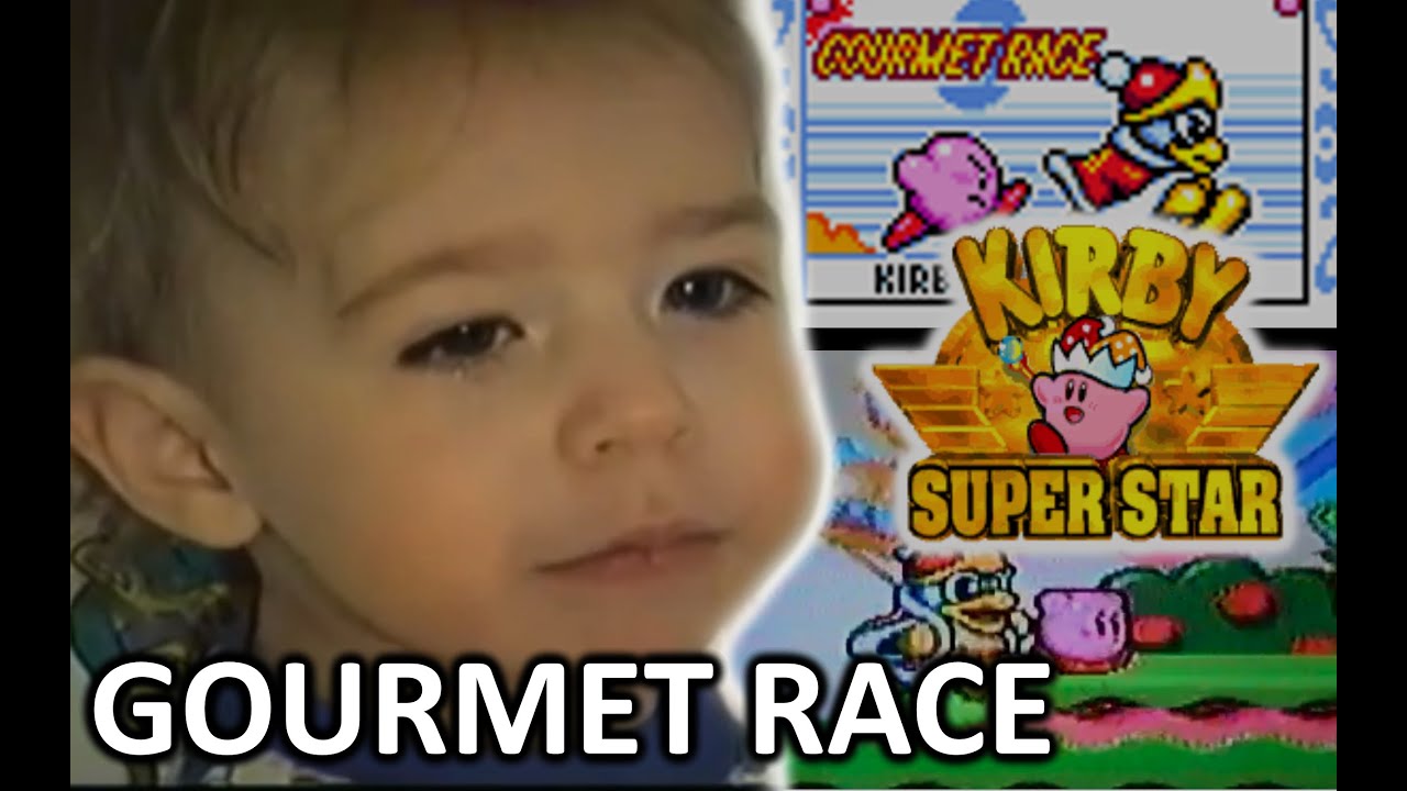 Kirby Superstar - Gourmet Race (but it's my home movies)