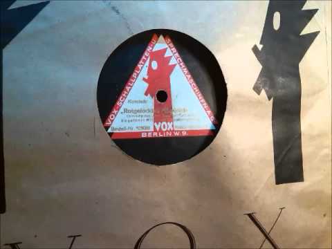 Engelbert Milde, Rotgelocktes Mägdelein, Lied um 1920