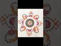 Rangoli Designs ️ Rangoli Plate Designs Handmade Shorts2025