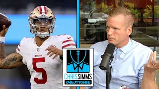 Chris Simms sees red flags in Trey Lance's preseason play | Chris Simms Unbuttoned | NBC Sports