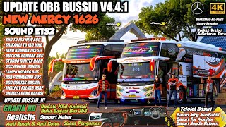 Download lagu UPDATE NEW !! OBB BUSSID V4.4.1 MERCY OH1626 | GRAFIK HD & BASURI VIRAL | Bus Simulator Indonesia mp3
