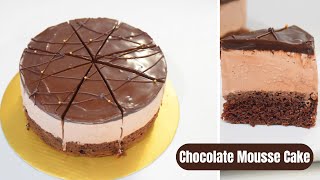 Chocolate Mousse Cake Recipe | Chocolate Mousse Cake