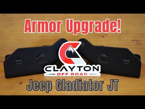 Jeep Gladiator Armor Upgrade -- NEW Rear Control Arm Bracket Skid Plate