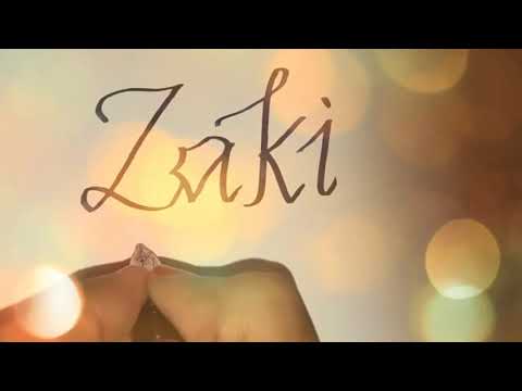 Zaki|| Names Calligraphy