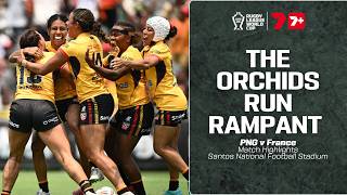 The Orchids run rampant | PNG v France, Rugby League World Cup