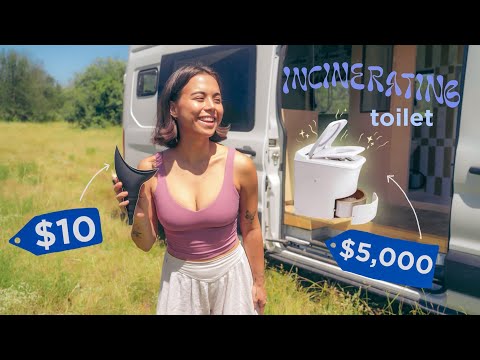 The BEST toilet for vanlife? Cinderella Incinerating Toilet Install