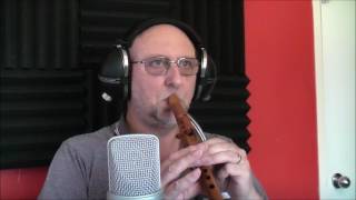 Native American Flute, Guitar Blues for Blue Duck, Whio, New Zealand