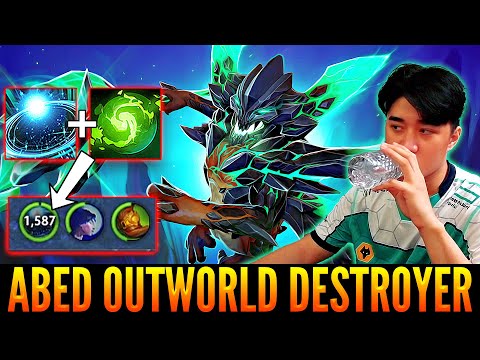 ABED Trying New Heroes | Thats How To Steal 1500 Mana With OUTWORLD DESTROYER | Dota 2