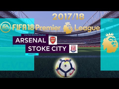 FIFA 18 Arsenal vs Stoke City | Premier League 2017/18 | PS4 Full Match