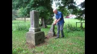 preview picture of video 'The Butcher Cemetery - North Lewisburg, Champaign County, Ohio - July 4th and July 6, 2014'