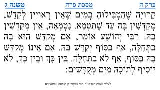 מסכת פרה פרק ה משנה ג