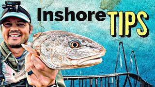 Redfish and Sea Trout Fishing tips inshore - Charleston SC