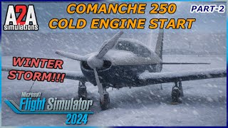MSFS 2024 - WILL THE ENGINE START IN THIS WINTER STORM?