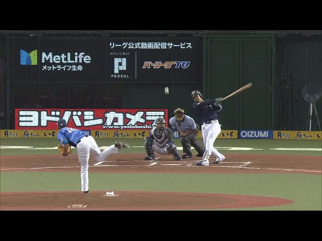 【1回表】初回から猛攻!! バファローズ・白崎のタイムリー!! 2018/8/14 L-Bs