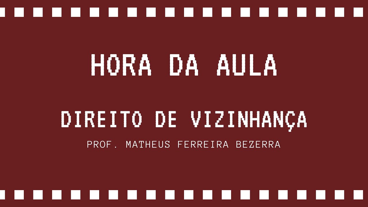 Direito de Vizinhança