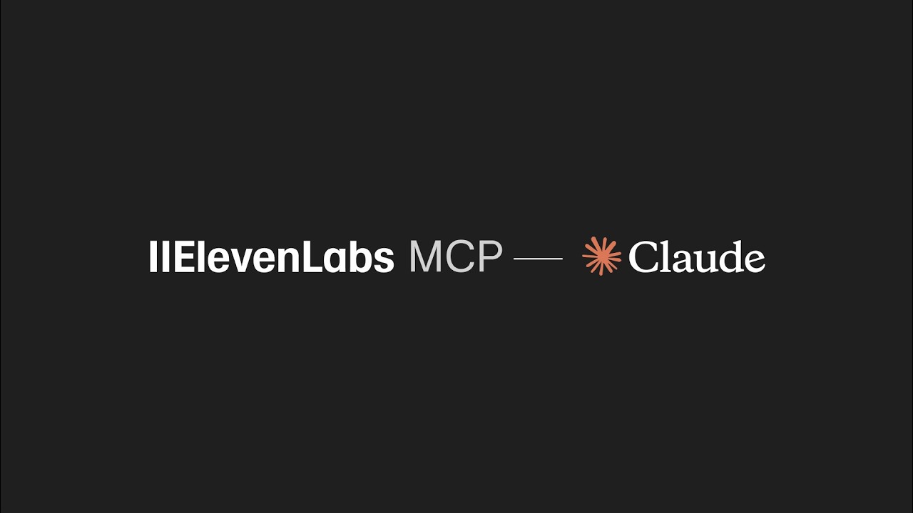 Introducing the ElevenLabs MCP, now available in Claude.