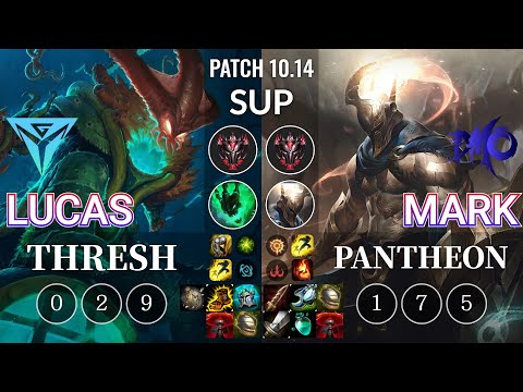 IGY Lucas Thresh vs DMO Mark Pantheon Sup - KR Patch 10.14