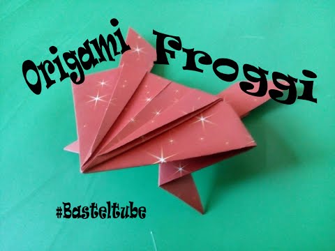 Origami Frosch ganz leicht