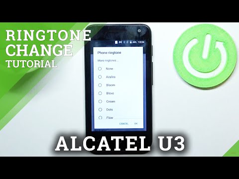 How to Change Ringtone on ALCATEL U3 – Find Sounds Settings