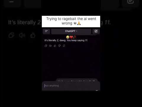 rage bait went wrong 💀🙏 #foryou #memes #ai #ragebait #chatgpt