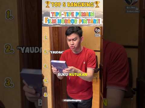 tipe-tipe kalo pemain film horor pintar/cerdas!! gak bakal jadi film kalo kaya gini😭🤣 #shorts