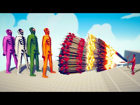 TITAN COLOR PACK vs EVERY GOD - Totally Accurate Battle Simulator TABS